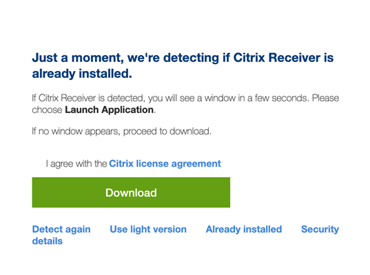 Citrix Receiver 12.7 Mac Download
